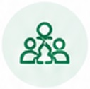 Ícone bem estar dos colaboradores